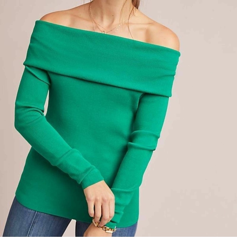 Cecily Off-The-Shoulder Pullover by Anthropology